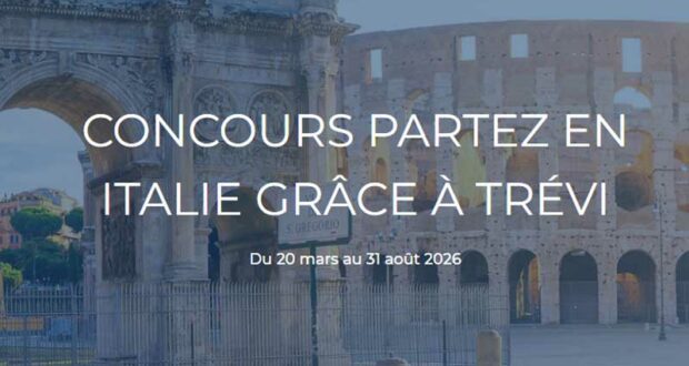 Gagnez l’un des 5 voyages en Italie d’une valeur de 5000$