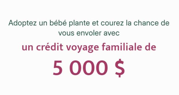 Gagnez un crédit voyage familiale de 5 000 $