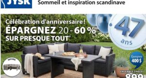 Circulaire Jysk du 9 avril au 22 avril 2026