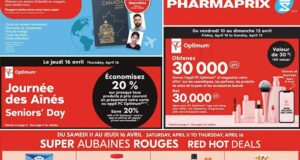 Circulaire Pharmaprix du 11 avril au 16 avril 2026