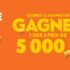Gagnez 5000$ en argent comptant