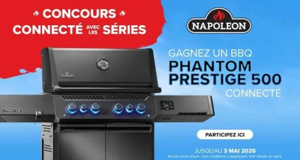 Gagnez un BBQ Phantom Prestige 500 d’une valeur de 2 700$