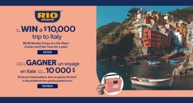 Gagnez un voyage en Italie d’une valeur de 10 000$
