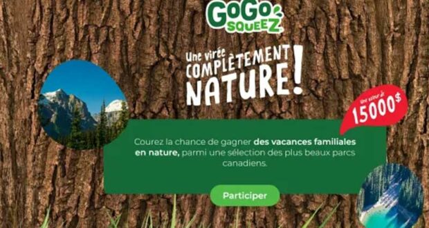 Gagnez des vacances familiales en nature de 15 000 $