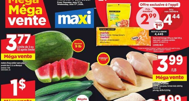 Circulaire Maxi du 11 juin au 17 juin 2026