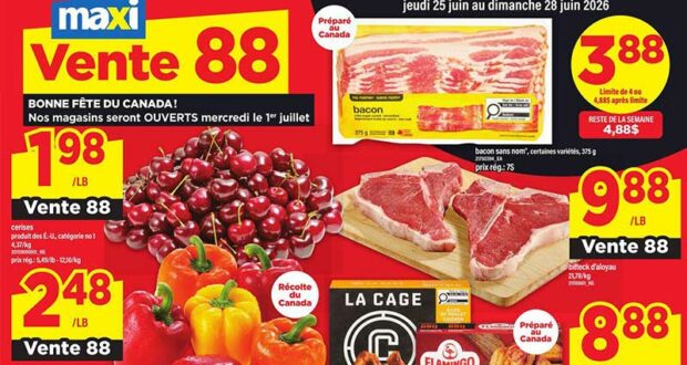 Circulaire Maxi du 25 juin au 1 juillet 2026