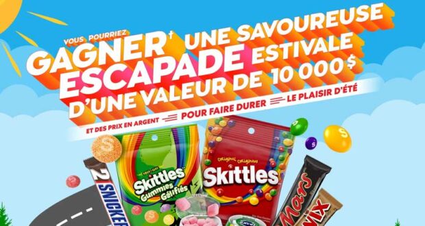 Gagnez 1 grand prix de 10000 $ + 100 cartes-cadeau Visa de 100$
