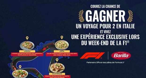 Gagnez un Voyage Formule 1 en Italie (16 000 $)