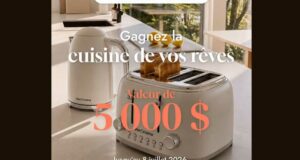 Gagnez une cuisine de rêve d’une valeur de 5000 $
