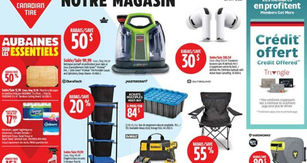 Circulaire Canadian Tire du 30 juillet au 5 août 2026