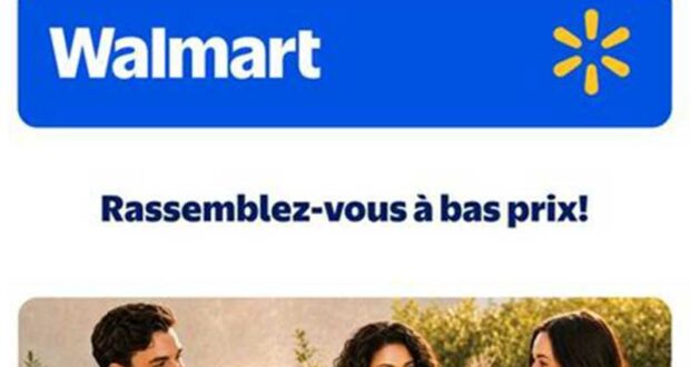 Circulaire Walmart du 30 juillet au 5 août 2026