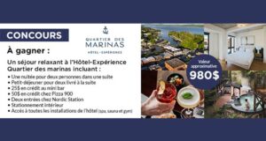 Gagnez un séjour à l’Hôtel-Expérience Quartier des marinas
