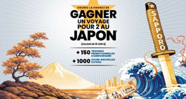 Gagnez un voyage inoubliable au Japon (15 000 $)