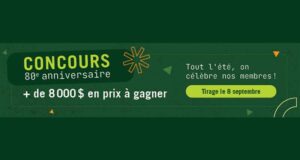 8100 $ en prix à gagner