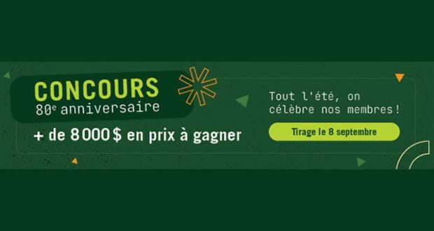 8100 $ en prix à gagner