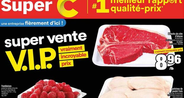 Circulaire Super C du 13 août au 19 août 2026