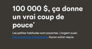 Gagnez 100 000 $ ainsi qu’un voyage de luxe pour deux