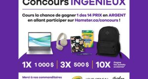 Gagnez 1000 $ en argent pour la rentrée scolaire