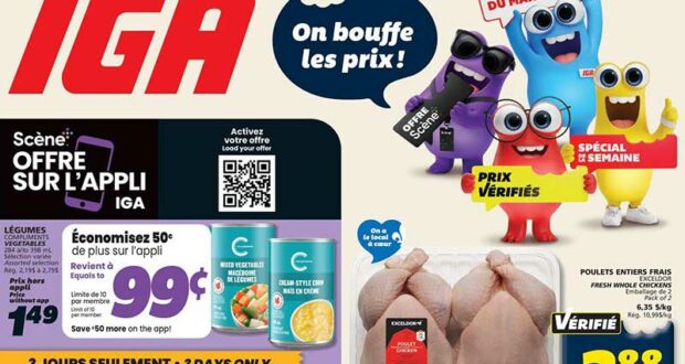 Circulaire IGA du 24 septembre au 30 septembre2026