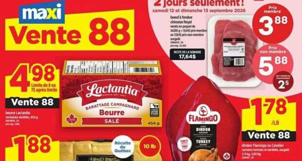 Circulaire Maxi du 10 septembre au 16 septembre 2026