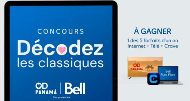 Gagnez 1 des 5 forfaits d’un an Internet (2400 $ chaque)