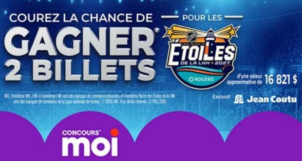 Gagnez Un voyage tous frais payés au Match des étoiles (16821 $)
