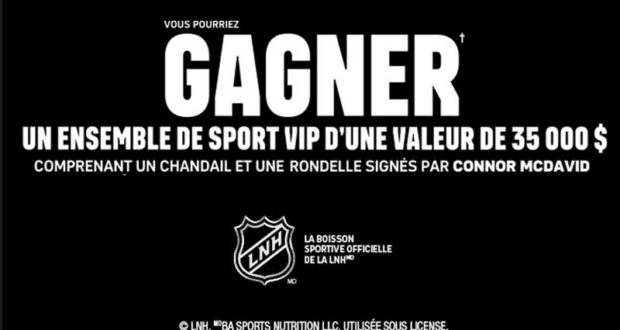 Gagnez un ensemble sportif VIP BODYARMOR de 35 000 $