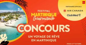 Gagnez un voyage de rêve pour deux en Martinique (8200 $)