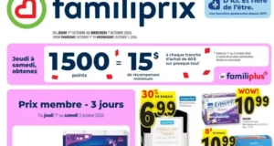 Circulaire Familiprix du 1 octobre au 7 octobre 2026