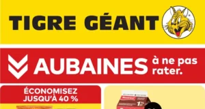 Circulaire Tigre Géant du 28 octobre au 3 novembre 2026