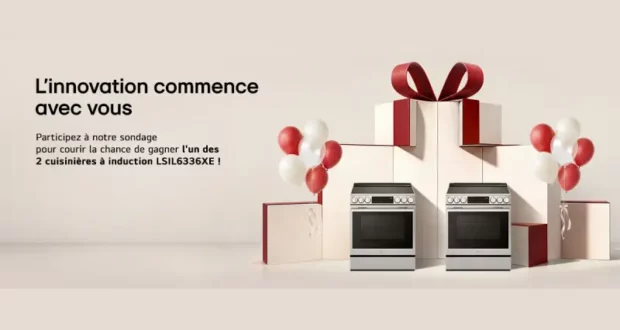 Gagnez l’une des 2 cuisinières à induction LG de 2 699 $