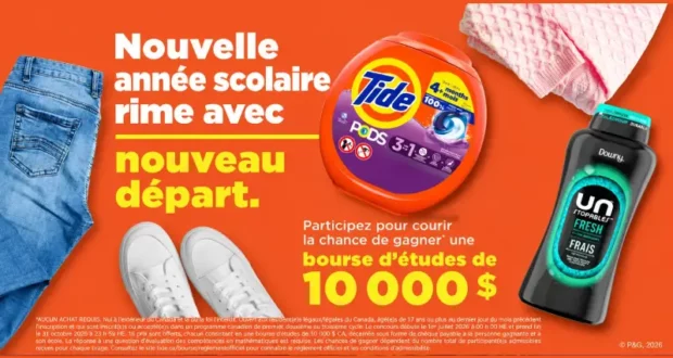 Gagnez l’une des 15 bourses d’études de 10 000 $ chacune