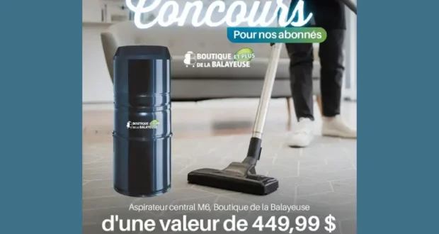 Gagnez un aspirateur central M6