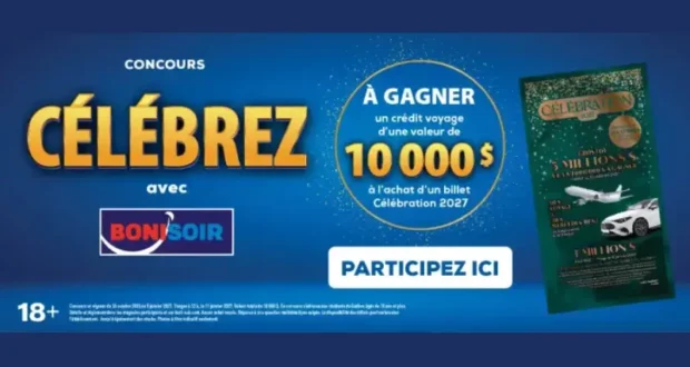 Gagnez un crédit voyage de 10 000$ avec Boni-Soir