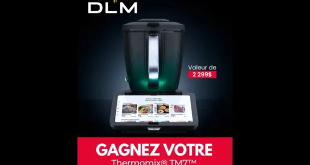 Gagnez un robot de cuisine Thermomix TM7 de 2299 $
