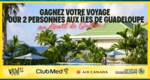Gagnez un voyage tout inclus aux îles de Guadeloupe - Concours WKND Guadeloupe