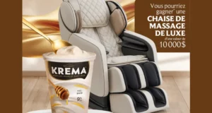 Gagnez une chaise de massage haut de gamme (10 000 $)