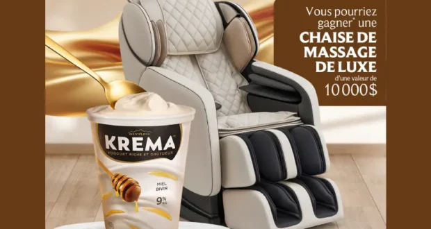 Gagnez une chaise de massage haut de gamme (10 000 $)