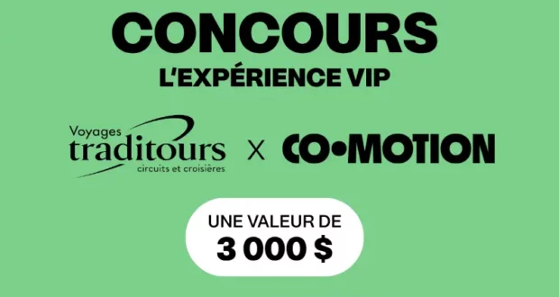 Gagnez une expérience VIP pour 8 personnes (3000 $)