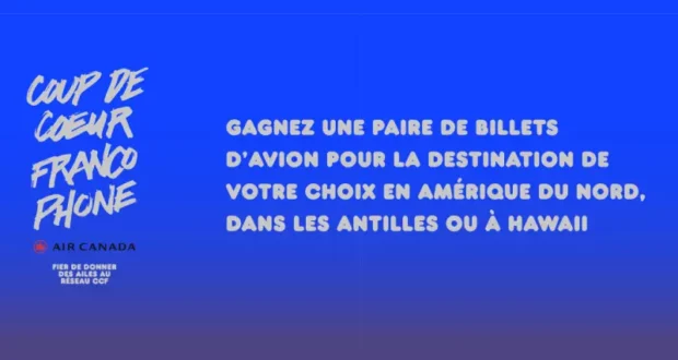 Gagnez une paire de billets d’avion d'une valeur 4300 $