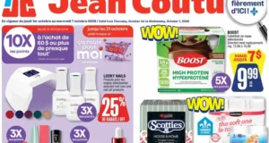 Jean Coutu Circulaire du 1 octobre au 7 octobre 2026