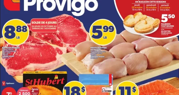 Provigo Circulaire du 29 octobre au 4 novembre 2026