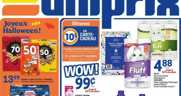 Uniprix Circulaire du 29 octobre au 4 novembre 2026